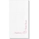 Corner Text with Graphic Double Hearts Deville Guest Towels Image 1 of 3